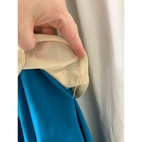 Badgley Mischka Sleeveless Sweetheart Neckline Mermaid Trumpet Maxi Dress Formal - Picture 13 of 14